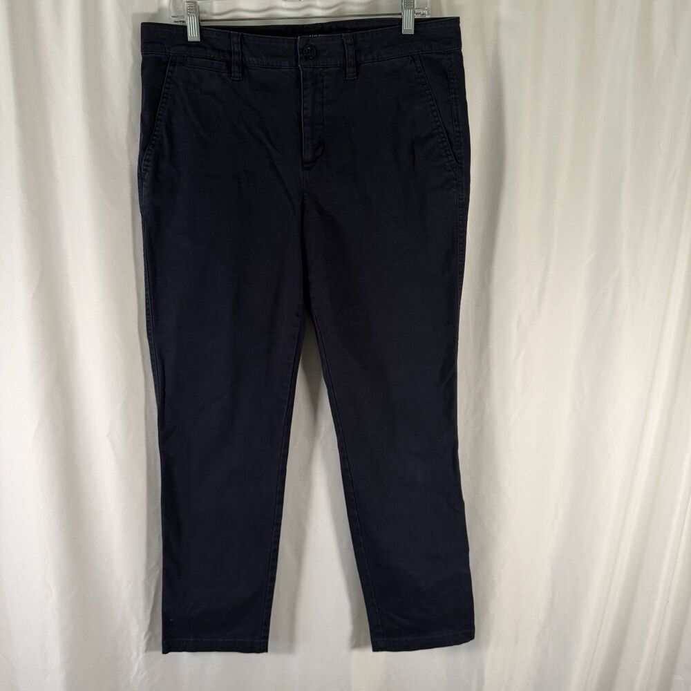 Lauren Ralph Lauren Pants Women's 10 Black Slash Pockets Chino 28" Inseam